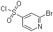 结构式 CAS# 1060811-61-1, 2-溴-4-吡啶磺酰氯