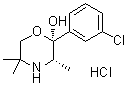 结构式 CAS# 106083-71-0, Radafaxine hydrochloride