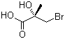 (2S)-3-溴-2-羟基-2-甲基丙酸分子结构 (CAS 106089-20-7)