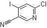 6-Chloro-4-iodonicotinonitrile molecular structure (CAS 1061357-83-2)