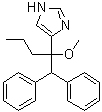4-[1-(Diphenylmethyl)-1-methoxybutyl]-1H-imidazole molecular structure (CAS 106147-71-1)