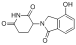 3-(4-Hydroxy-1-oxoisoindolin-2-yl)piperidine-2,6-dione molecular structure (CAS 1061604-41-8)