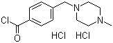 structure of CAS# 106261-64-7, 4-(4-Methylpiperazinylmethyl)benzoyl chloride dihydrochloride;4-[(4-Methyl-1-piperazinyl)methyl]benzoyl chloride dihydrochloride