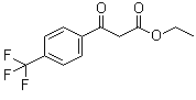 beta-Oxo-4-(trifluoromethyl)benzenepropanoic acid ethyl ester molecular structure (CAS 106263-53-0)