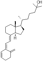 (5Z,7E)-9,10-Secocholesta-3,5,7,10(19)-tetraen-25-ol molecular structure (CAS 106361-90-4)