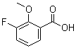 3-Fluoro-2-methoxybenzoic acid molecular structure (CAS 106428-05-1)