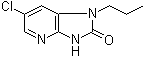 6-Chloro-1,3-dihydro-1-propyl-2H-imidazo[4,5-b]pyridin-2-one molecular structure (CAS 1064782-55-3)