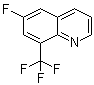 6-Fluoro-8-(trifluoromethyl)quinoline molecular structure (CAS 1065074-24-9)