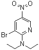 3-Bromo-N,N-diethyl-5-nitro-2-pyridinamine molecular structure (CAS 1065074-82-9)