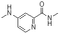N-Methyl-4-(methylamino)-2-pyridinecarboxamide molecular structure (CAS 1065074-98-7)
