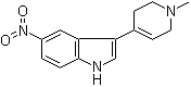 structure of CAS# 106516-27-2, 3-(1-Methyl-1,2,3,6-tetrahydropyridin-4-yl)-5-nitro-1H-indole