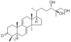 Ganodermanontriol molecular structure (CAS 106518-63-2)