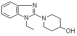 1-(1-Ethyl-1H-benzimidazol-2-yl)-4-piperidinol molecular structure (CAS 1065483-90-0)