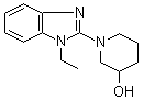 1-(1-Ethyl-1H-benzimidazol-2-yl)-3-piperidinol molecular structure (CAS 1065483-91-1)