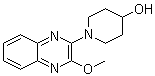 1-(3-Methoxy-2-quinoxalinyl)-4-piperidinol molecular structure (CAS 1065484-15-2)