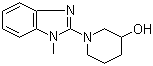 1-(1-Methyl-1H-benzimidazol-2-yl)-3-piperidinol molecular structure (CAS 1065484-45-8)