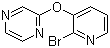 2-[(2-Bromo-3-pyridinyl)oxy]pyrazine molecular structure (CAS 1065484-64-1)