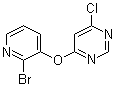 4-[(2-Bromo-3-pyridinyl)oxy]-6-chloropyrimidine molecular structure (CAS 1065484-68-5)