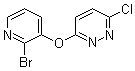 3-[(2-Bromo-3-pyridinyl)oxy]-6-chloropyridazine molecular structure (CAS 1065484-70-9)