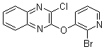 2-[(2-Bromo-3-pyridinyl)oxy]-3-chloroquinoxaline molecular structure (CAS 1065484-71-0)