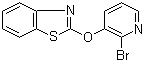 2-[(2-Bromo-3-pyridinyl)oxy]benzothiazole molecular structure (CAS 1065484-73-2)