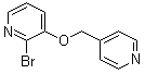 2-溴-3-(4-吡啶基甲氧基)吡啶分子结构 (CAS 1065484-75-4)