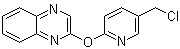 2-[[5-(Chloromethyl)-2-pyridinyl]oxy]quinoxaline molecular structure (CAS 1065484-79-8)