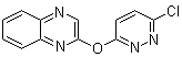 2-[(6-Chloro-3-pyridazinyl)oxy]quinoxaline molecular structure (CAS 1065484-80-1)