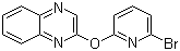 2-[(6-Bromo-2-pyridinyl)oxy]quinoxaline molecular structure (CAS 1065484-83-4)