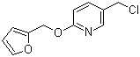 5-(Chloromethyl)-2-(2-furanylmethoxy)pyridine molecular structure (CAS 1065484-87-8)