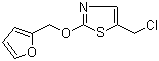 5-(Chloromethyl)-2-(2-furanylmethoxy)thiazole molecular structure (CAS 1065484-88-9)