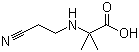 N-(2-氰基乙基)-2-甲基丙氨酸分子结构 (CAS 106556-63-2)