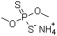 structure of CAS# 1066-97-3, Ammonium O,O-dimethyl dithiophosphate
