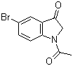 structure of CAS# 106698-07-1, 1-Acetyl-5-bromoindolin-3-one;1-Acetyl-5-bromo-1,2-dihydro-3H-indol-3-one