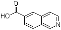 结构式 CAS# 106778-43-2, 异喹啉-6-甲酸; 6-异喹啉甲酸