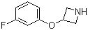 3-(3-Fluorophenoxy)azetidine molecular structure (CAS 106860-03-1)