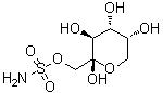 beta-D-Fructopyranose 1-sulfamate molecular structure (CAS 106881-42-9)