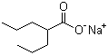 Sodium 2-propylpentanoate molecular structure (CAS 1069-66-5)