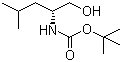 结构式 CAS# 106930-51-2, N-叔丁氧羰基-D-亮氨醇