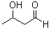 3-Hydroxybutanal molecular structure (CAS 107-89-1)