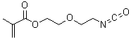 2-(2-Isocyanatoethoxy)ethyl methacrylate molecular structure (CAS 107023-60-9)
