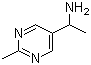 1-(2-Methylpyrimidin-5-yl)ethanamine molecular structure (CAS 1071435-99-8)
