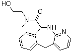 10,11-Dihydro-N-(2-hydroxyethyl)-N-methyl-5H-pyrido[2,3-c][2]benzazepine-10-carboxamide molecular structure (CAS 1071504-81-8)