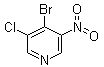 4-Bromo-3-chloro-5-nitropyridine molecular structure (CAS 1072141-30-0)