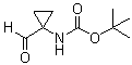 structure of CAS# 107259-06-3, 1-(tert-Butoxycarbonylamino)cyclopropanecarboxaldehyde;(1-Formylcyclopropyl)carbamic acid tert-butyl ester