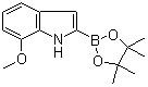 7-Methoxyindole-2-boronic acid pinacol ester molecular structure (CAS 1072812-69-1)