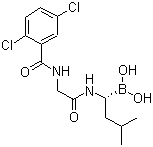 Ixazomib molecular structure (CAS 1072833-77-2)
