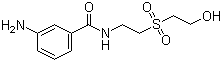 3-Amino-N-[2-(2-hydroxyethyl)sulfonyl]ethylbenzamide molecular structure (CAS 107294-87-1)