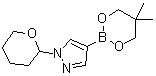 4-(5,5-Dimethyl-1,3,2-dioxaborinan-2-yl)-1-(tetrahydro-2H-pyran-2-yl)-1H-pyrazole molecular structure (CAS 1072944-26-3)