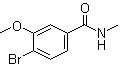 4-Bromo-3-methoxy-N-methylbenzamide molecular structure (CAS 1072944-34-3)